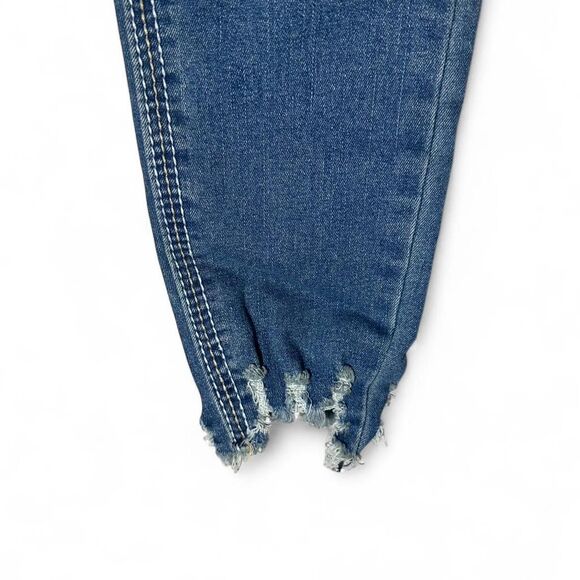 Women's Blue Skinny Jeans - Picture 4 of 4